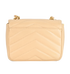 Mini Square Flap Chevron, &pound;2,900, Handbags, Beige, Lambskin Leather, Back view